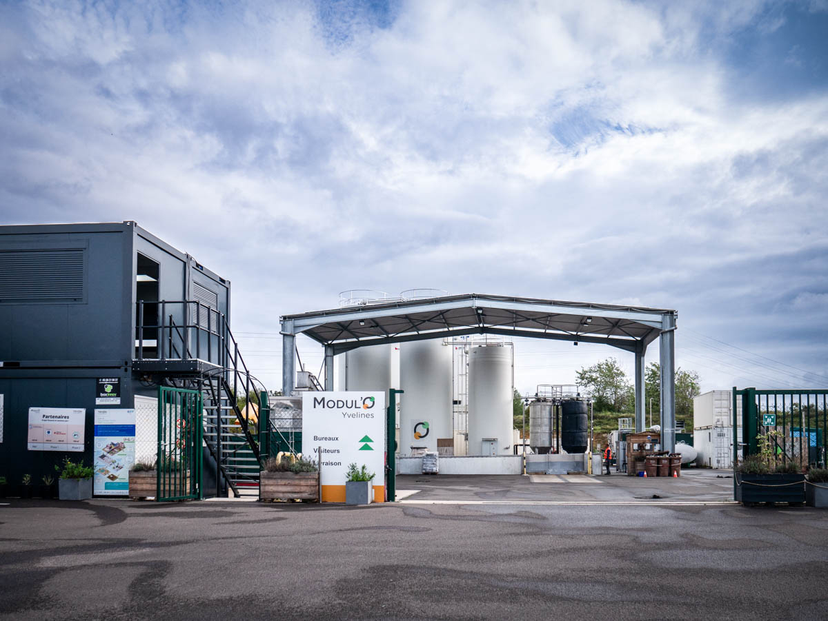 Site de micro-méthanisation Modul'O Yvelines